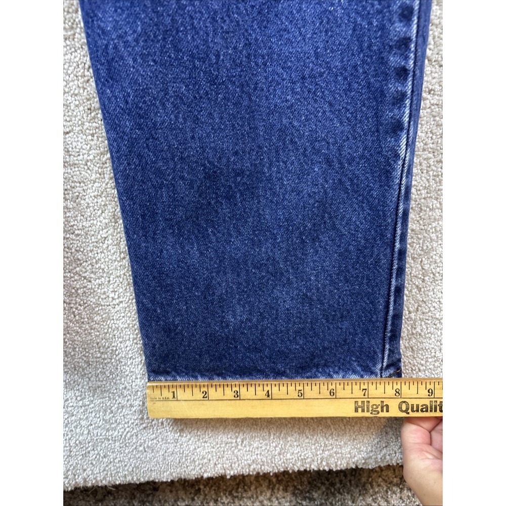 Levi's 505 Jeans Mens 36x30 Blue Regular Fit Straight Leg Denim Pants - Picture 11 of 11